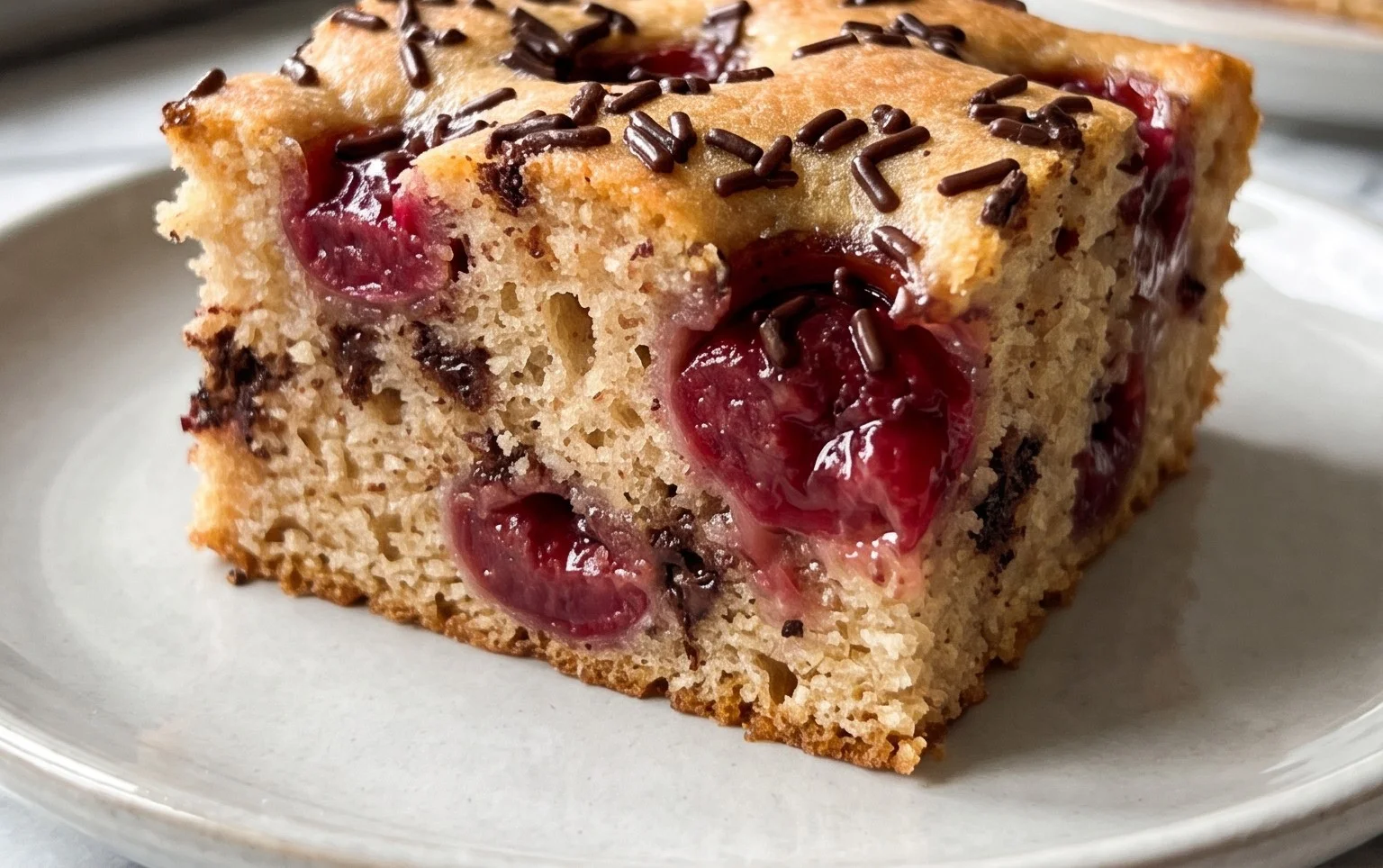 Ameisenkuchen mit Kirsch Extracten – der saftigste Blechkuchen