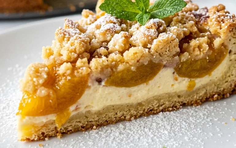 Mirabellenkuchen mit Schmand und Streusel