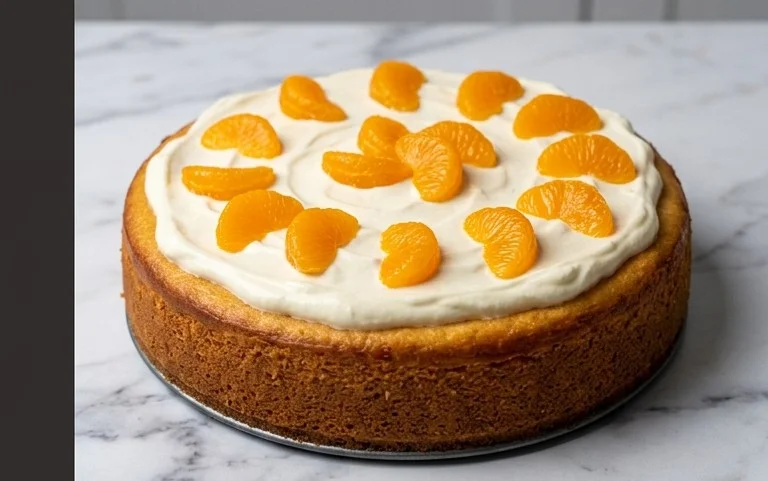 Fantakuchen mit Schmand: cremig, lecker, Mandarinen