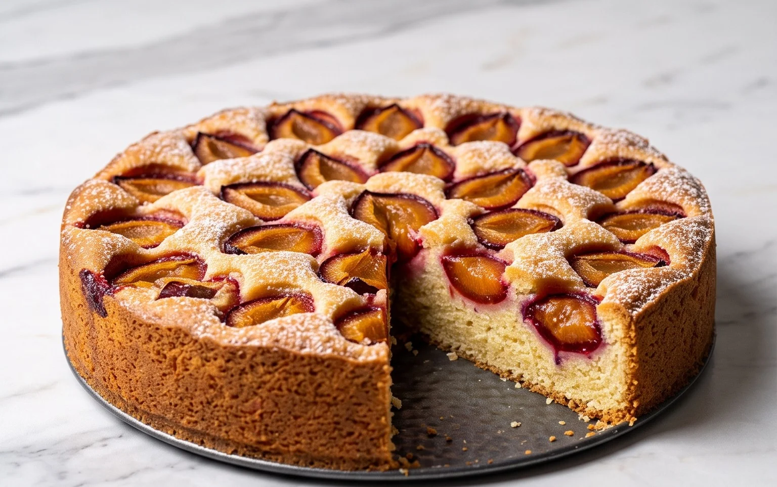 Französischer Pflaumenkuchen: Herbstlicher Genuss Einfach