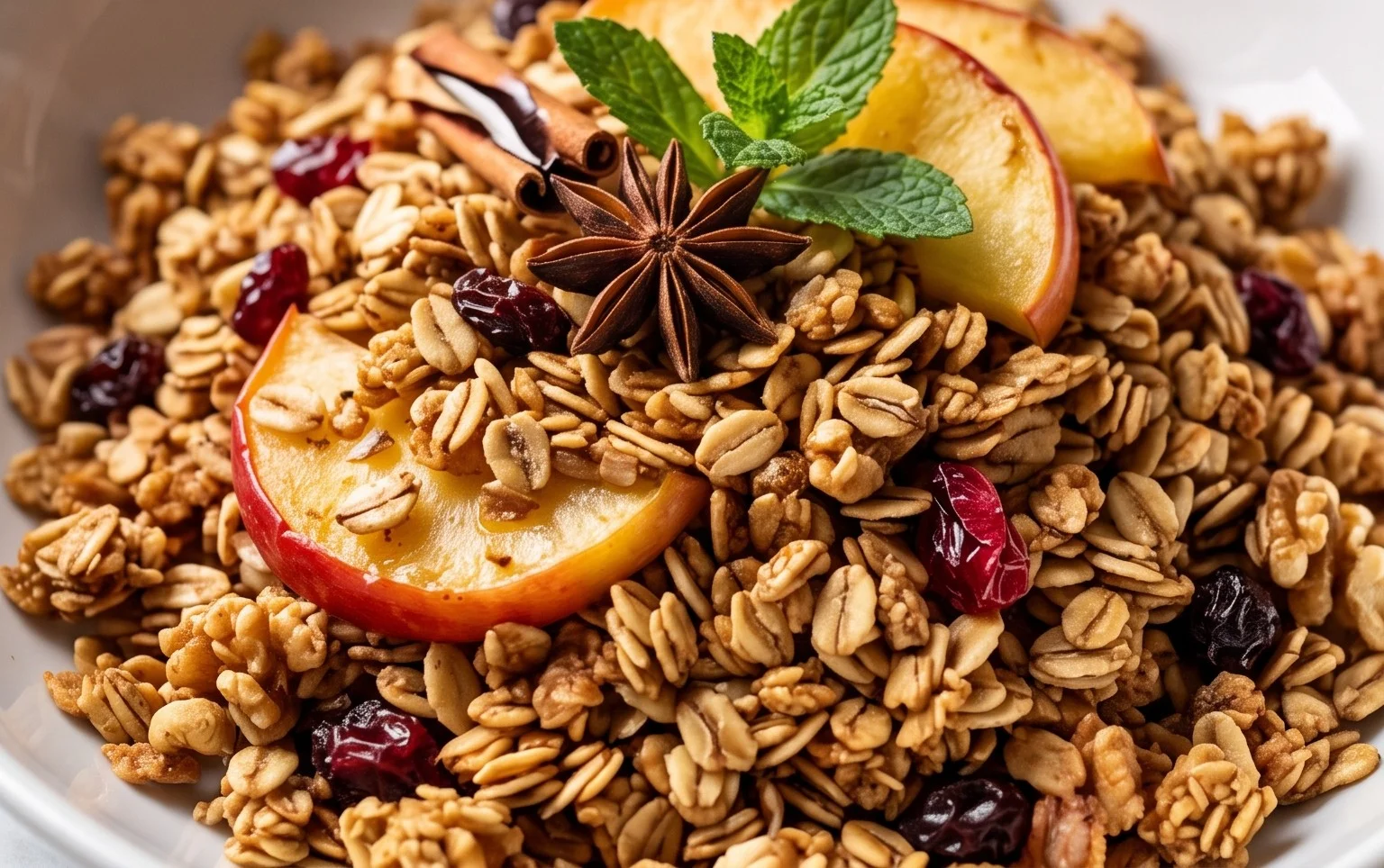 Healthy Apple Pie Granola