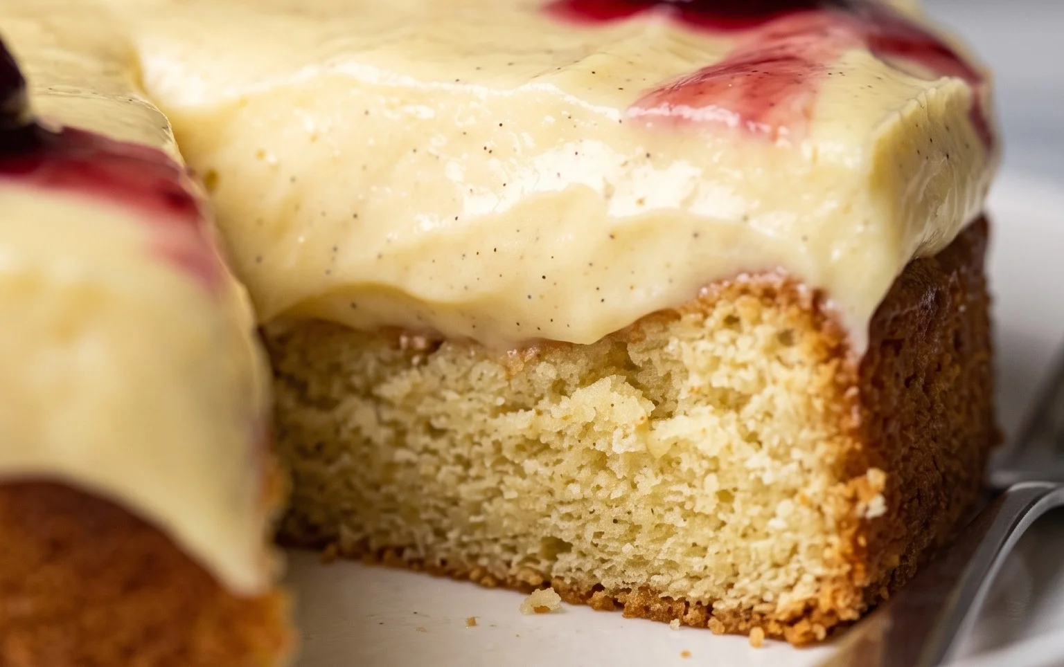 Ein Vanillepudding Kuchen Rezept fürs Wochenende